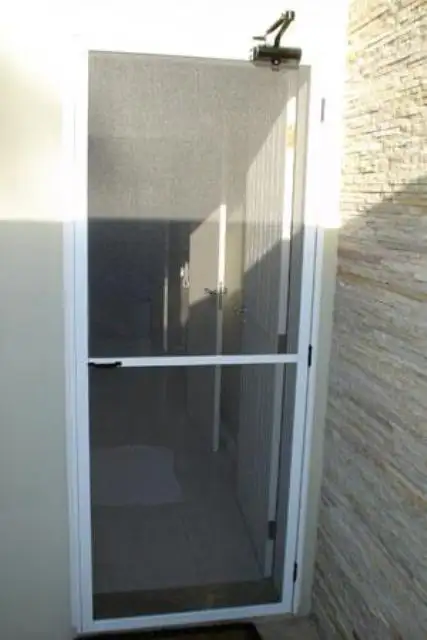 Porta de Giro Mola Aérea com Tela Mosquiteira Porta de Giro Mola Aérea com Tela Mosquiteira